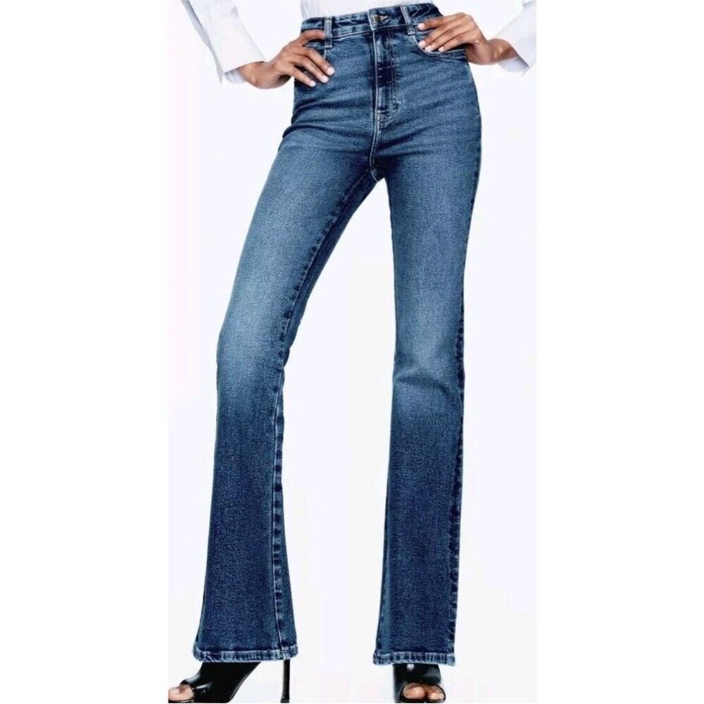 ZARA NEW flare jeans with a high waist size 27 US 4